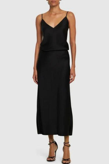 ENVERS SATIN LONGUETTE SKIRT-Skirt-Forte_Forte-Debs Boutique